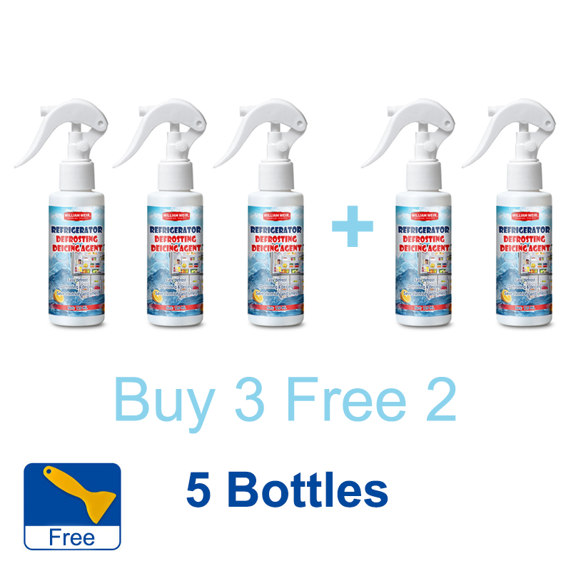 🧊Spray descongelante para frigorífico com congelador🎁 (Com espátula grátis)