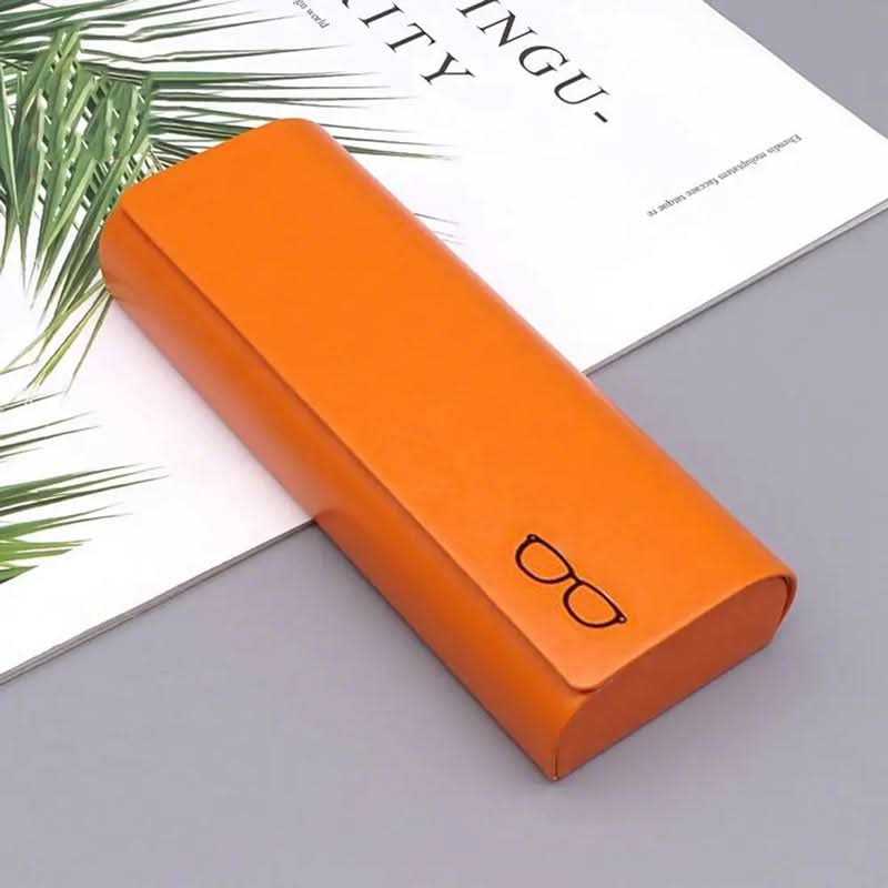 Minimalistische harde leren brillenkoker
