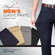 Klassieke herenbroek met hoge stretch