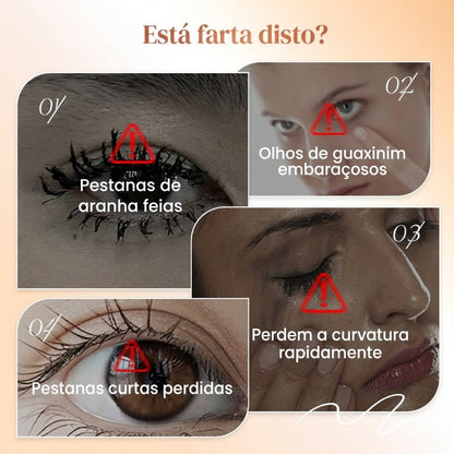 🥳PROMOÇÃO QUENTE DE 2026🥳💞Mais de 50 mil unidades vendidas!👁️✨ Cílios lindos o dia todo, à prova de manchas! Rímel à prova d'água com fibras para um volume natural. 💖💃
