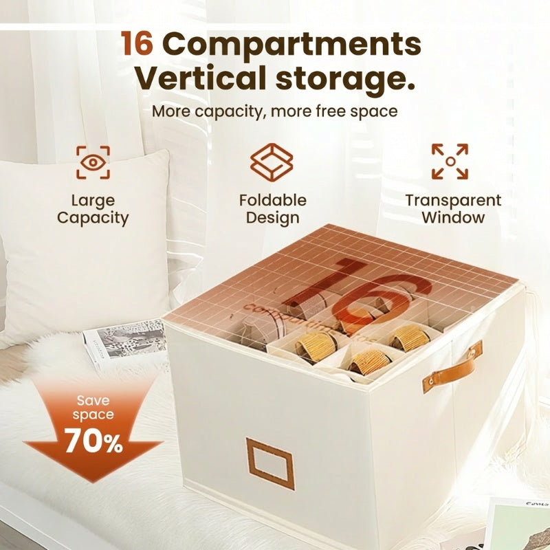 👟 Schoenen Organizer – 16 Vakken & Ruimtebesparend