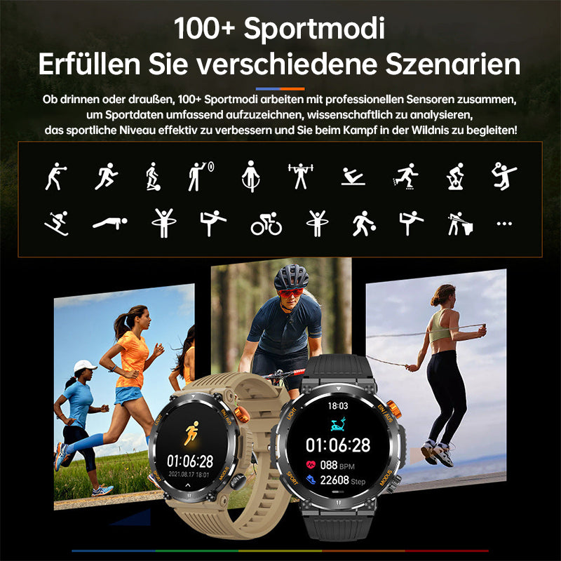 ⌚ Smartwatch desportivo e para atividades ao ar livre à prova de água 🔥 Envio gratuito ✈️ Último dia!!!
