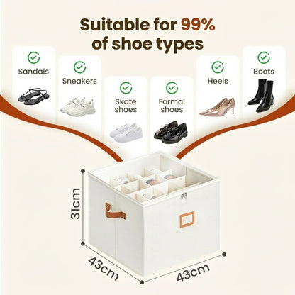 👟 Schoenen Organizer – 16 Vakken & Ruimtebesparend
