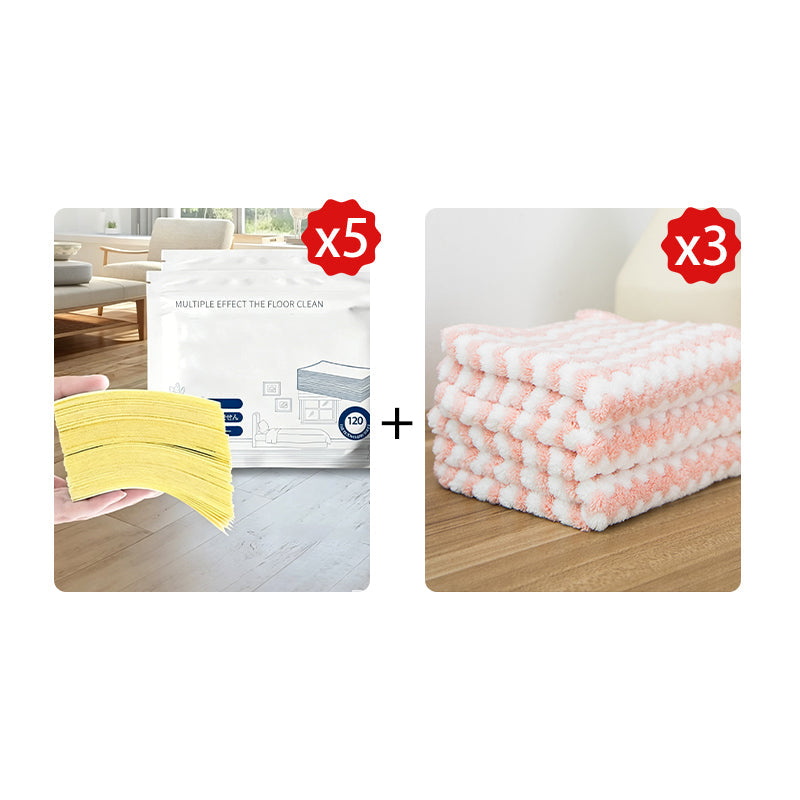 Toalhetes para o chão solúveis em água – Basta colocá-los na água, sem necessidade de medir. Limpa e dá brilho a todos os tipos de chão. Seguro e sem deixar marcas. Embalagem com 120 toalhetes. O seu aliado diário. 🧹💧