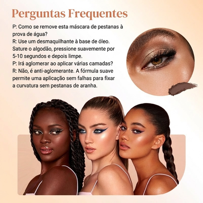 🥳PROMOÇÃO QUENTE DE 2026🥳💞Mais de 50 mil unidades vendidas!👁️✨ Cílios lindos o dia todo, à prova de manchas! Rímel à prova d'água com fibras para um volume natural. 💖💃