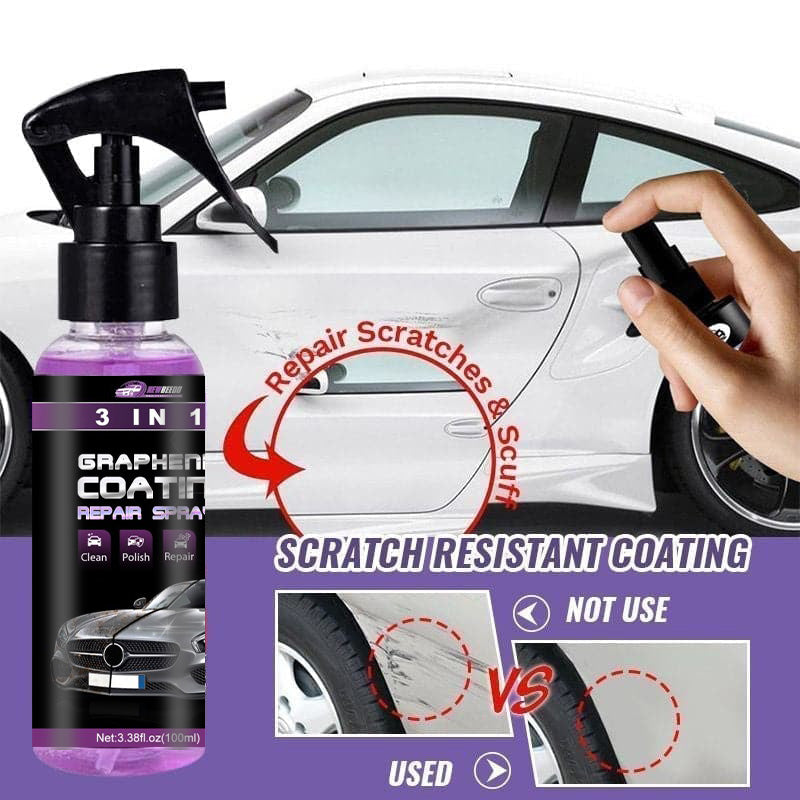Nieuwjaarsuitverkoop- 3-IN-1 Snelle autocoating spray met hoge bescherming