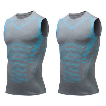 🥳PROMOÇÃO IMPERDÍVEL DE 2026🥳💞MAIS DE 50 MIL VENDIDOS!🛡️💎 50% DE DESCONTO! Colete Modelador Iônico – Compressão refrescante, suaviza a barriga e os flancos. Invisível sob as camisetas.💪✨