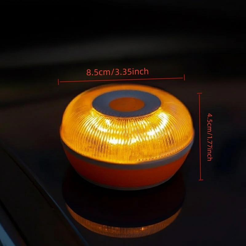 Faixa de luz estroboscópica V16 com íman potente na base da bateria
