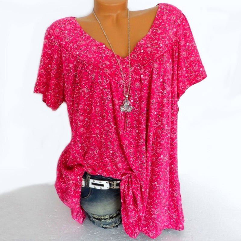 🌸🍃Moda primavera com estampas e mangas curtas