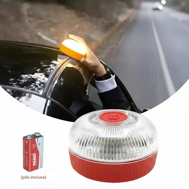 Faixa de luz estroboscópica V16 com íman potente na base da bateria