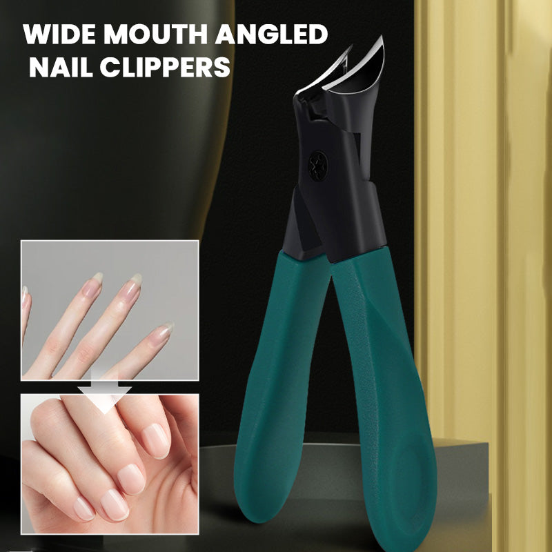 COMPRE 1 E GANHE 1 GRÁTIS💗Cortador de unhas angular de boca larga — Antiesguicho e resistente