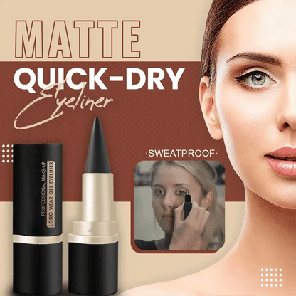 📢Compre 1 e ganhe 1 grátis⏰Conjunto de delineador em gel preto de 2 peças, delineador à prova d'água e à prova de manchas