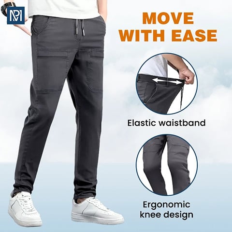 🔥 ÚLTIMO DIA DE LIQUIDAÇÃO – 70% DE DESCONTO 🏆 Calça Cargo Multi Bolsos – Alta Elasticidade e Resistente ✨