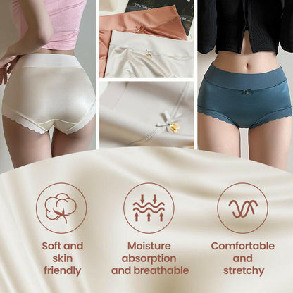 Cueca Premium de Cetim Antibacteriana e Absorvente de Humidade