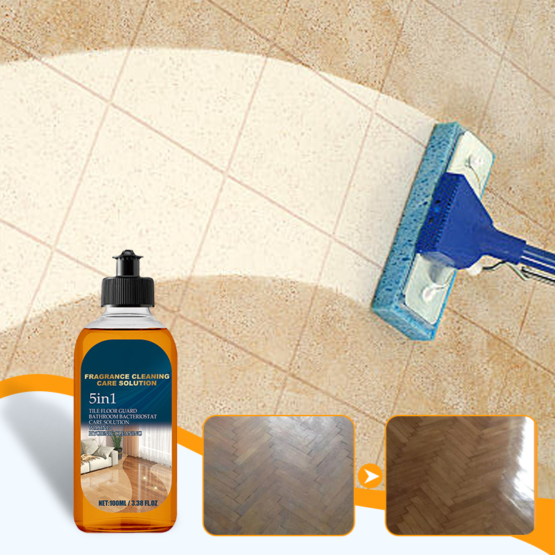 Limpador de piso de secagem rápida e remoção de manchas com fragrância de longa duração