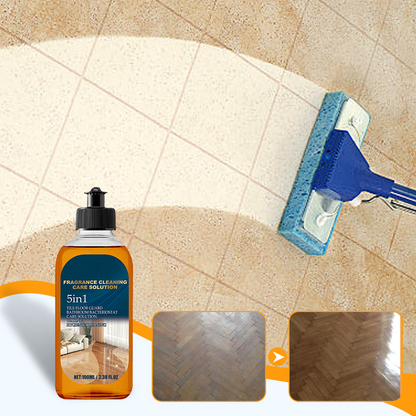Limpador de piso de secagem rápida e remoção de manchas com fragrância de longa duração