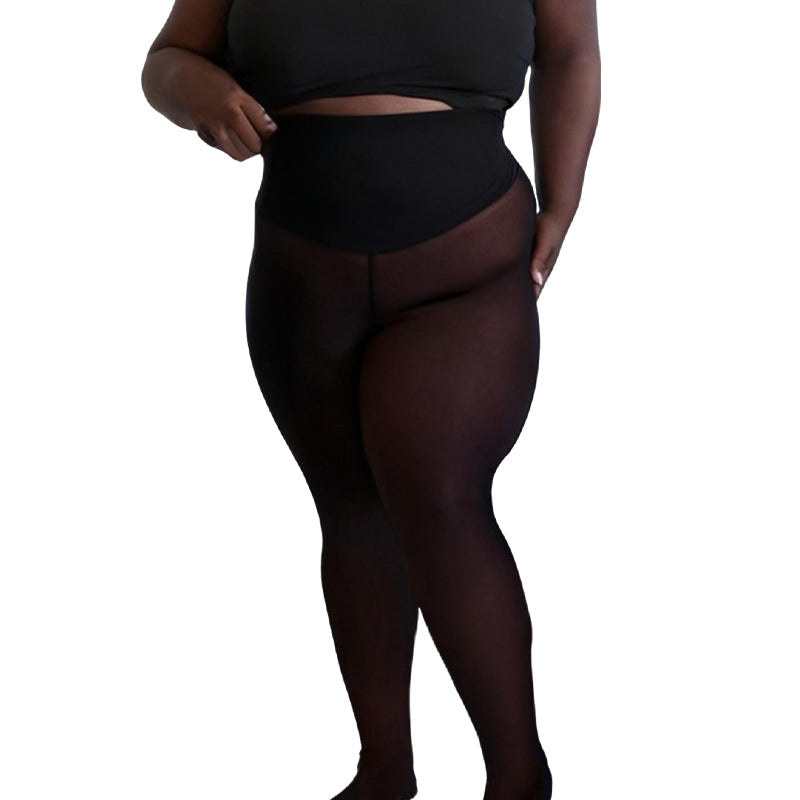 Women’s Thermal Sculpting Tights With Compression Waistband