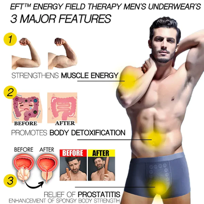 Cueca Masculina de Terapia Magnética com Massagem Energética