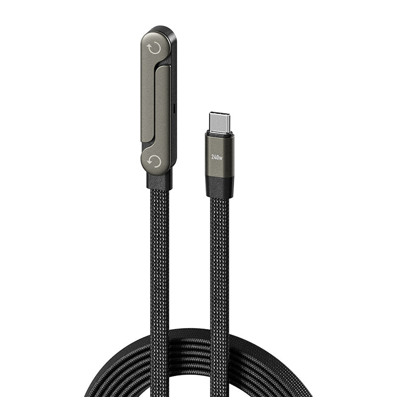 ⚡📱Cabo de carregamento rápido de 240 W com suporte ajustável para telemóvel⚡