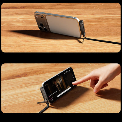 ⚡📱Cabo de carregamento rápido de 240 W com suporte ajustável para telemóvel⚡