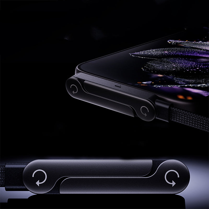 ⚡📱Cabo de carregamento rápido de 240 W com suporte ajustável para telemóvel⚡