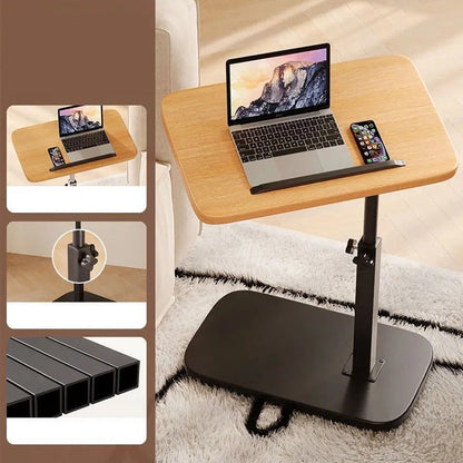 Mesa dobrável ajustável em forma de C