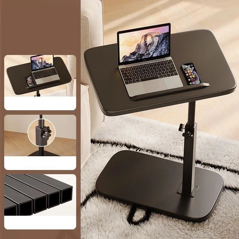 Mesa dobrável ajustável em forma de C