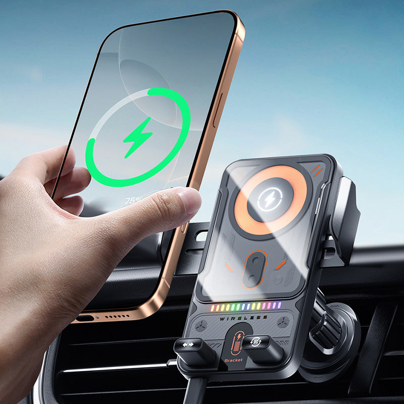 ⏳Oferta especial por tempo limitado⏰Novo suporte sem fios para carregamento rápido no carro (2026)