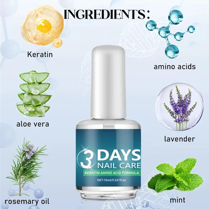 Óleo Nutritivo para Unhas de Secagem Rápida com Alto Brilho