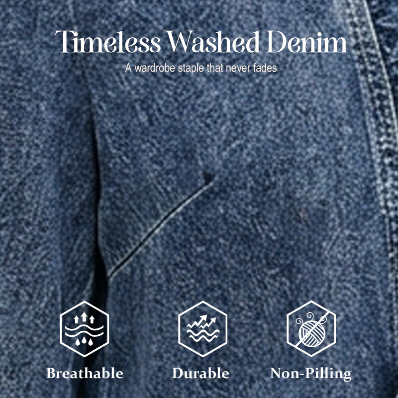 🧥 50% DE DESCONTO AGORA! 🌸 Jaqueta jeans feminina aberta com detalhes de babados – leve, feminina e versátil – elegante para qualquer look 👗