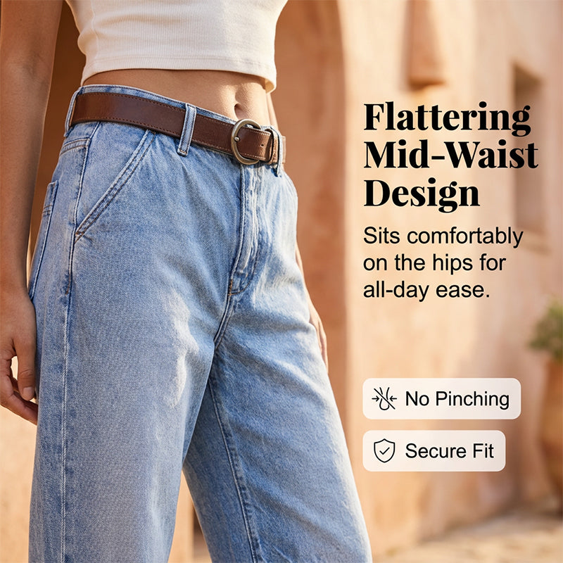 Calça jeans feminina cropped barrel de cintura alta