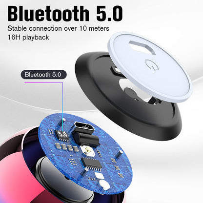 Mini Hi‑Fi Speaker – 360° sound, deep bass. Aluminium alloy, skin‑friendly. 16hrs non‑stop music. A pocket‑sized concert. 🛡️🕊️