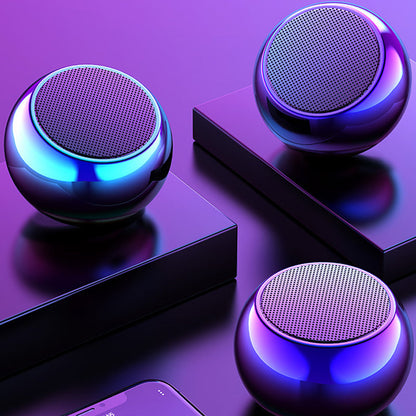 Mini Hi‑Fi Speaker – 360° sound, deep bass. Aluminium alloy, skin‑friendly. 16hrs non‑stop music. A pocket‑sized concert. 🛡️🕊️