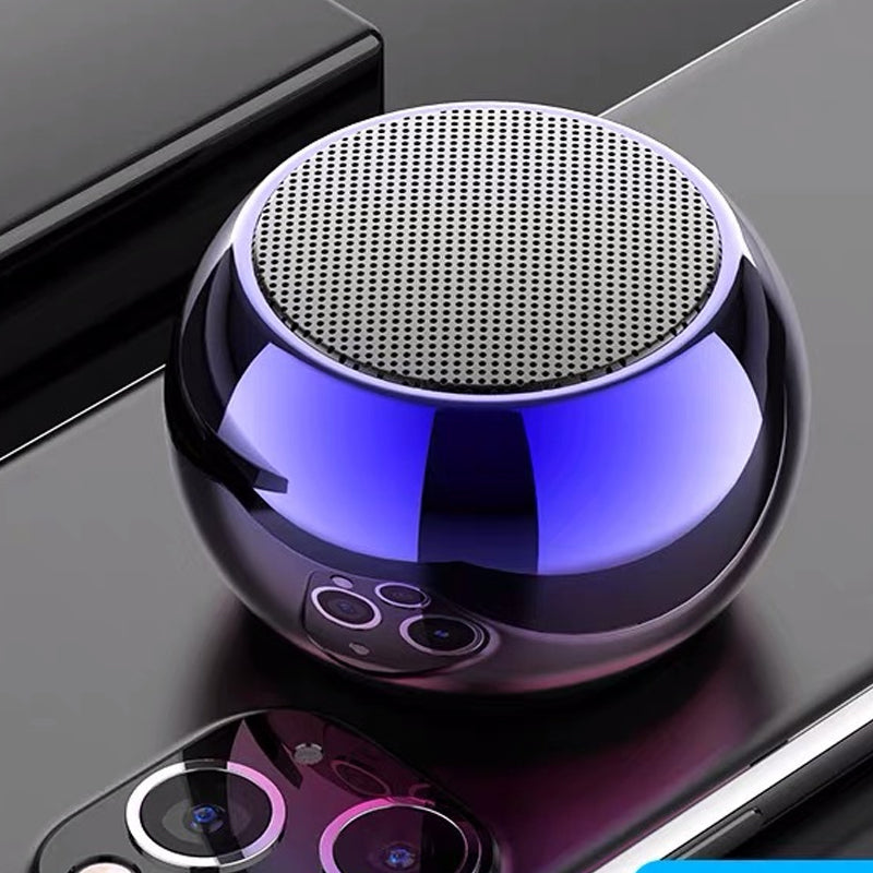 Mini Hi‑Fi Speaker – 360° sound, deep bass. Aluminium alloy, skin‑friendly. 16hrs non‑stop music. A pocket‑sized concert. 🛡️🕊️