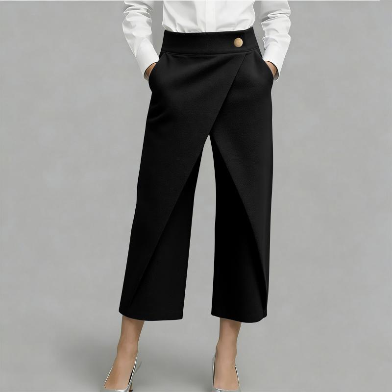 🔥2026 New Arrival ＆ Hot Sale🔥 Women's Patchwork Cropped Casual Trousers 🌸