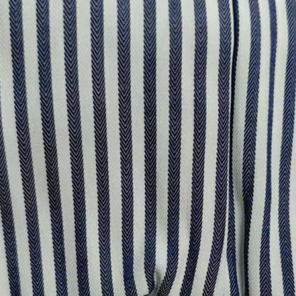 Vestido-macacão sem mangas casual para mulher, às riscas e com alças ajustáveis