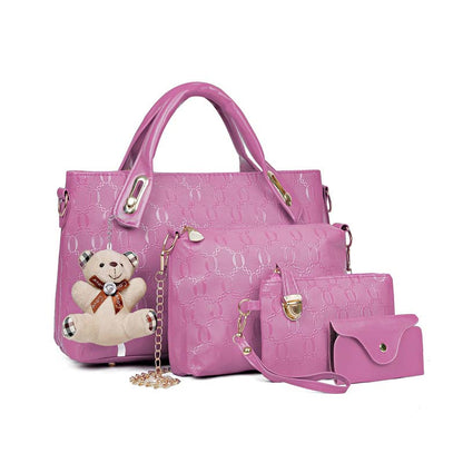 Women's Versatile 4-Piece Handbag Set