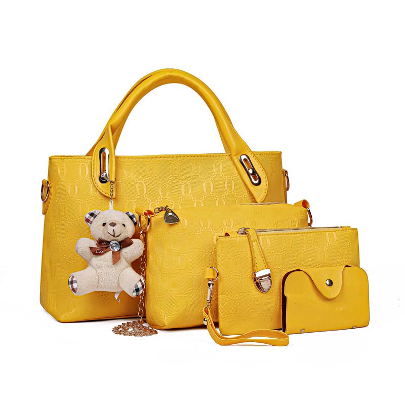 Women's Versatile 4-Piece Handbag Set