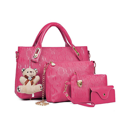 Women's Versatile 4-Piece Handbag Set