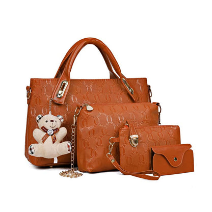Women's Versatile 4-Piece Handbag Set