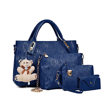 Women's Versatile 4-Piece Handbag Set
