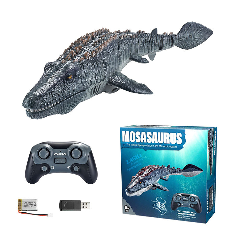 🔥🔥Brinquedo de natação Mosassauro RC 2.4G com jato de água🔥