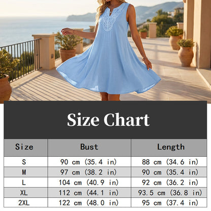 ✨OFERTA LIMITADA 💕 Vestido Bordado V-Neck | Conforto Diário