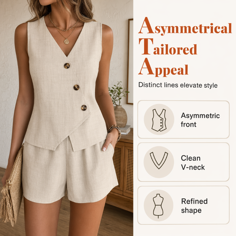 Conjunto de verão descontraído e elegante