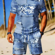 🔥👕 Conjunto Masculino 2 Peças Estilo Jeans – Moderno, Confortável e Perfeito para o Verão
