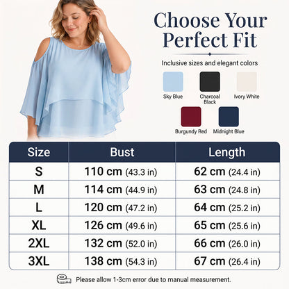 👚✨ Blusa Feminina de Verão com Ombros à Mostra e Babados – Elegante, Fresca e Cheia de Charme