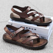 👡 50% DE DESCONTO! ☀️ Sandálias romanas para homem – Material sintético de alta qualidade – Sola flexível e tira ajustável, ideais para o verão e a praia