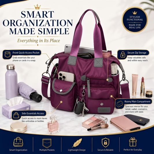 🔥Desconto de 50% no último dia!🔥Saco de compras impermeável de grande capacidade para mulher