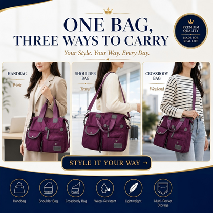 🔥Desconto de 50% no último dia!🔥Saco de compras impermeável de grande capacidade para mulher