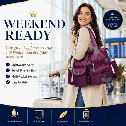 🔥Desconto de 50% no último dia!🔥Saco de compras impermeável de grande capacidade para mulher